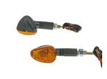Set Di Lampeggiatori M10 Carbon-Look Doozy Arancio, Lang