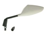 Specchio Sportivo Sinistro M8 / M10 Triangolo Bianco