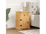 Comodino In Stile Messico In Pino Massiccio 53X39X66 Cm
