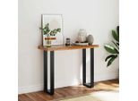 Tavolo Consolle In Teak 100 X 35 X 75 Cm