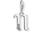 Thomas Sabo Lettera N Argento 1594-643-21 Ciondolo A Forma Di Charm
