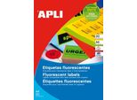 Etichette Per Indirizzi Agipa 210 X 297 Mm Giallo Neon