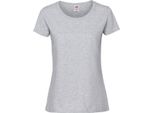 Maglietta Fruit Of The Loom Premium Donna BC3945 (Xs) (Grigio Cenere)