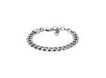 Edelstahlarmband Fossil "Schmuck Geschenk Edelstahl Jewelry Bold Chains", Silber (Edelstahlfarben), ArmbäNder, Damen, Edelstahl, Edelstahlarmband