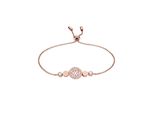 Edelstahlarmband Fossil "Schmuck Geschenk Edelstahl Val Mosaic Disc Vintage Glitz", Rosa (RoséGoldfarben, Rosa, Kristallweiß, Kristallweiß), ArmbäNder, Damen, 21,5Cm, Edelstahl, Edelstahlarmband, Mit Glasstein, Mit Perlmutt