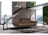 Ottomane Egoitaliano "Anais, Erstklassiges Designsofa, Breite 179 Cm, FußFarbe Schattengrau", Braun (Chocolate), Sofas, B/H/T: 179Cm X 74Cm X 106Cm, Leder Bull, Ottomane Links, Armlehne Rechts, Leder -Artikel Bull – Kat. B: Der Artikel Bull Ist Ein Geschliffenes, Pigmentiertes Und Behandeltes Rindsleder Mit Einer Dicke Von 1, 3-1, 5 Mm. Dieses Leder Zeigt Eine Ziemlich Weiche Hand Mit Einem Halb U