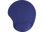 Inline - Mauspad Mit Handgelenkpolsterkissen - Blau (55453B)