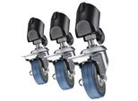 Walimex Pro Ruote Per Treppiedi Pro Set Di 3 Ruote Da 50 Mm Nero