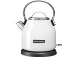 Kitchenaid 5KEK1222EWH, 1,25 L, 2200 W, Nero, Acciaio Inox, Bianco, Acciaio Inox, Senza Fili, Filtraggio