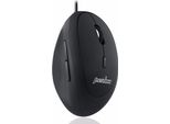 Perixx PERIMICE-519, Piccolo Mouse Ergonomico, Cavo Usb, Nero