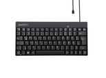 Perixx PERIBOARD-422 It, Mini Tastiera USB-C Cablata, Nero