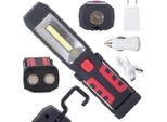 Lampada Da Officina 3In1 Led Cob Batteria Ricaricabile