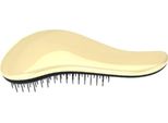Spazzola Per Capelli Con Manico Dorato