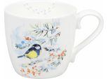 KöNitz Becher Winter Bird, Tasse, Vogel, Bone China, Bunt, 450 Ml, 11 2 057 2781