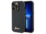 Guess Guhcp13Lpmsdgsk Custodia Rigida Per Iphone 13 Pro / 13 6.1 Czarny/Nero Disco Metal Script