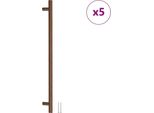 Vidaxl Maniglie Per Mobili 5 Pz. Bronzo 480 Mm Acciaio Inox