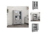 Vidaxl Credenza Grigio Sonoma 70X31X115 Cm Materiale A Base Di Legno - Credenze