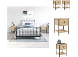 Vidaxl Comodini 2 Pezzi Rovere Sonoma 34X35,5X45 Cm Materiale A Base Di Legno - Comodini