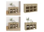 Vidaxl Credenza In Rovere Sonoma 100X30X59,5 Cm - Credenza - Credenze - Armadio - Armadio Portaoggetti
