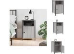 Vidaxl Comodino Grigio Sonoma 40X42X60 Cm In Legno - Comodini