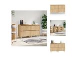 Vidaxl Credenze 2 Pezzi Rovere Sonoma 60X35X70 Cm Materiale A Base Di Legno - Credenze