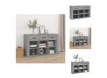 Vidaxl Credenza Grigio Sonoma 100X30X59,5 Cm Materiale A Base Di Legno - Credenze