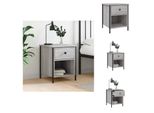 Vidaxl Comodino Grigio Rovere Sonoma 40X42X50 Cm Materiale Legno - Comodini