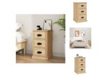 Vidaxl Comodino Rovere Sonoma 39X39X67 Cm Materiale Legno - Comodini