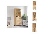 Vidaxl Credenza Sonoma-Quercia 69,5X34X180 Cm In Legno - Credenze
