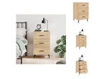 Vidaxl Comodino Rovere Sonoma 40X40X66 Cm Materiale Legno - Comodini