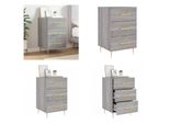 Vidaxl Comodino Grigio Sonoma 40X40X66 Cm Materiale A Base Di Legno - Comodino - Comodini - Armadio - Comodino