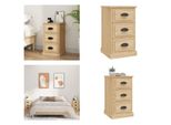 Vidaxl Comodino Rovere Sonoma 39X39X67 Cm In Legno - Comodino - Comodini - Armadio - Comodino