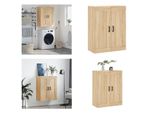 Vidaxl Armadio A Muro Rovere Sonoma 69,5X34X90 Cm Materiale Legno - Armadio A Muro - Armadio A Muro - Armadio - Armadio Portaoggetti