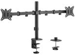 Logilink BP0172 Braccio Doppio Per Monitor Logilink, Lunghezza Braccio: 376 Mm, Nero