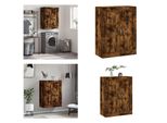 Vidaxl Armadio A Muro In Rovere Fumé 69,5X34X90 Cm Materiale A Base Di Legno - Armadio A Muro - Armadio A Muro - Armadio - Armadio A Muro
