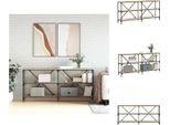 Vidaxl Consolle Rovere Sonoma 160X30X75 Cm Materiale A Base Di Legno E Ferro - Tavolini