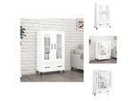 Vidaxl Credenza Bianca 70X31X115 Cm In Legno - Credenze