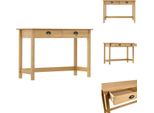 Vidaxl Consolle Hill Con 2 Cassetti 110×45×74 Cm In Legno Di Pino - Tavolini