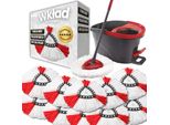 Hikey Testine Di Ricambio Per Mop Vileda Turbo 2In1, Testine Di Ricambio In Microfibra Per Mop Vileda E Mop Easywring&Clean, 10 Pezzi