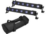 Eurolite Set 2X Led BAR-6 Qcl Rgb+Uv Leiste + Soft-Bag (20000660)