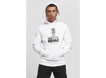 Mister Tee Felpa Con Cappuccio 2Pac Prayer Hoody Bianco-Xl