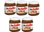 Crema Di Torrone Alla Nocciola Nutella 450G Confezione Da 5 Pezzi