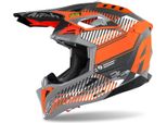 Airoh Aviator 3 Wave Carbon Motocross Helm, Arancione, Xs (53/54)