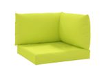 Vidaxl Cuscino Pallet 3 Pezzi Verde Chiaro In Tessuto Oxford
