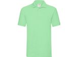 Polo Fruit Of The Loom Premium Herren, Kurzarm BC1381 (3XL) (Neonmint)
