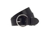 Vanzetti Pelle Cintura 35Mm Full Leather Belt W85 Black Nero