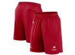 Sporthose NIKE Nike Shorts Tampa Bay Buccaneers Nike Dri-FIT Knit, Mädchen, Gr. M, US-Größen, rot, 100% Polyester, Hosen Sporthose