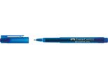 10X Faber-Castell 155451 Fineliner Broadpen 1554 - 0,8 Mm, Blu