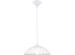 Eglo 82785 Vetro E27 Lampada A Sospensione Ø350Mm Bianco