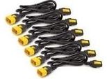 Kit Cavo Di Alimentazione Apc - Iec 320 En 60320 C13 - Iec 320 En 60320 C14 - 61 Cm - Con Chiusura - Nero